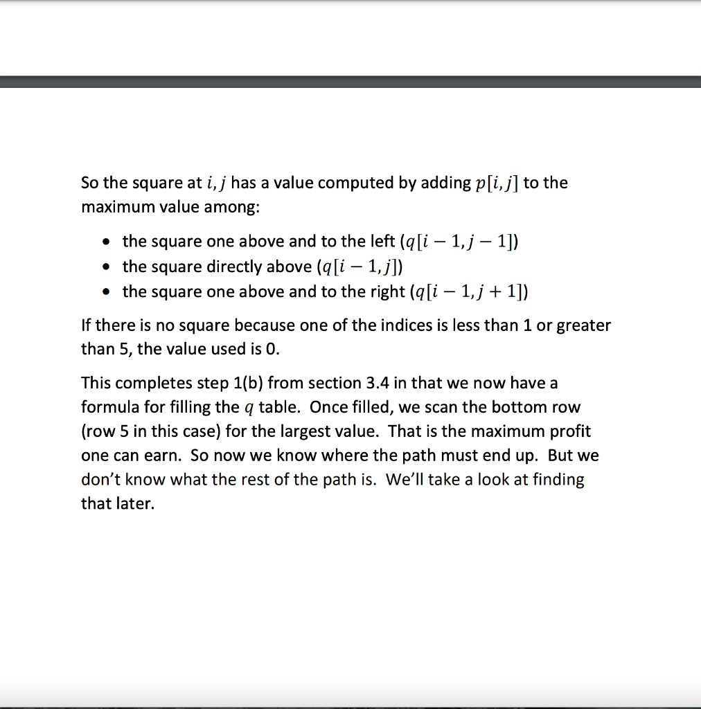 integer profit. Please implement the algorithm described below. Please see the documents