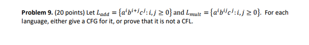 How do i do this Problem 9. (20 points) Let Ladd =