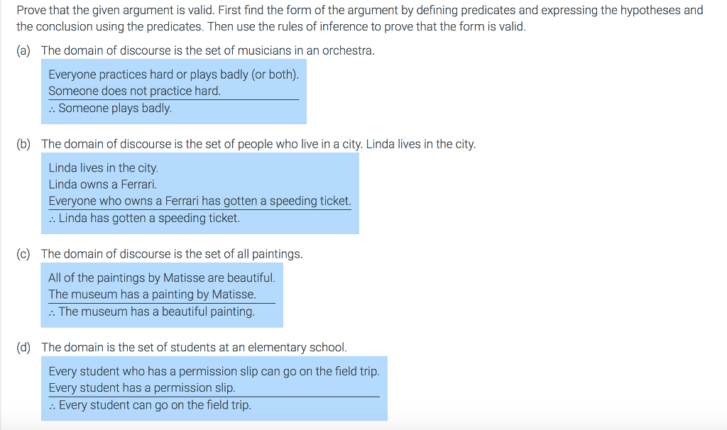 A and D only please. Write down the laws you use for