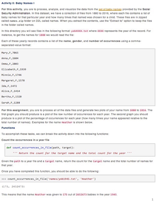 name where the files should be. Thanks! Above I have included a