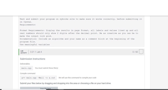 entered) print an error message and stop the program Once the average
