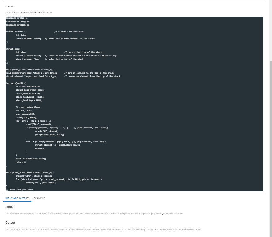 (318/2207) #Pointers #Struct Loop #lf/else Stack is an abstract data type that