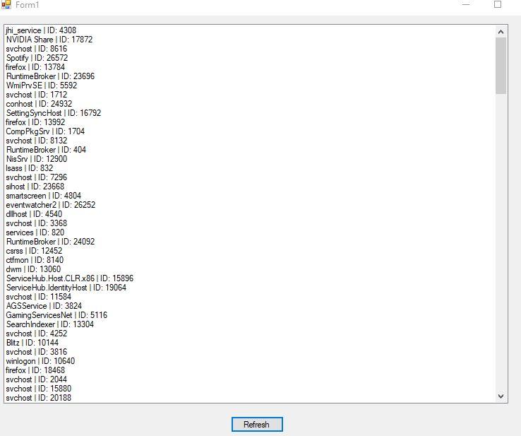 the program updates the form in real-time instead of me clicking the