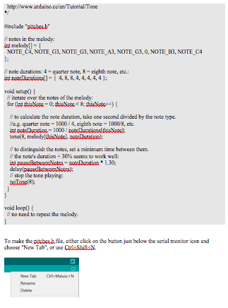 the tone you may have heard before. command to generate notes. It