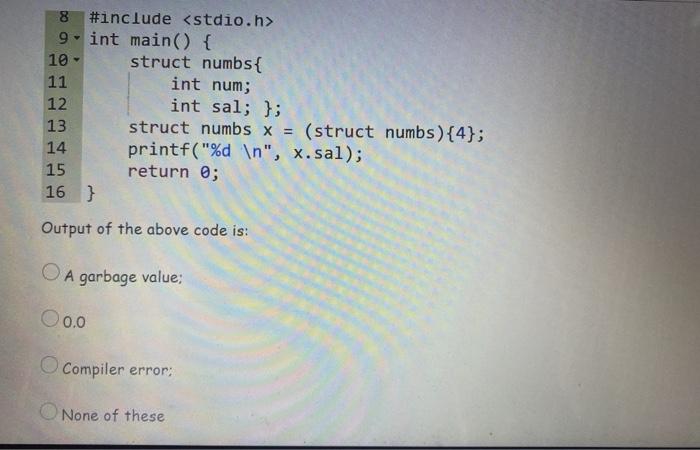 there and are easy . Question 4 (2 points) int (*ptr[5]) ();