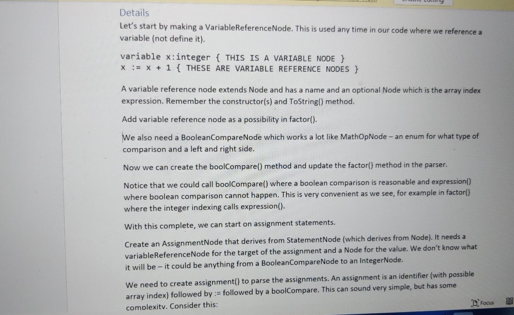 understood. Introduction When we wrote expression, term and factor, there were a
