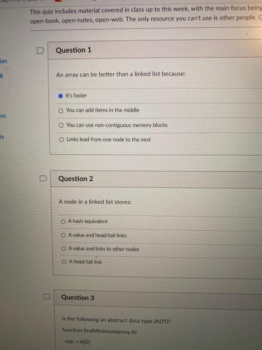 question 1 and 2. dont need explanations need quick answer thanks This