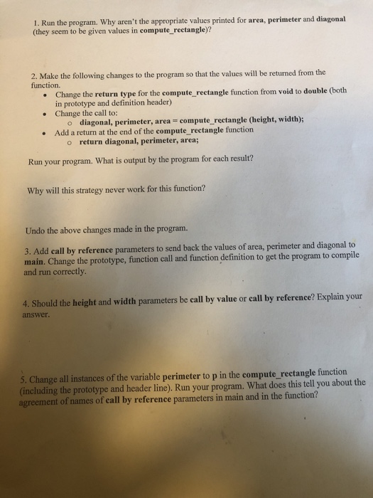 using namespace std; This program reads a width and height of a