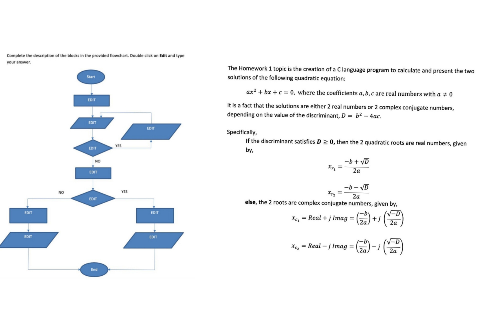  please add answer for the flowchart. 