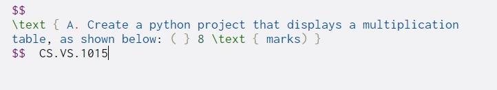  $$ \text { A. Create a python project that displays a