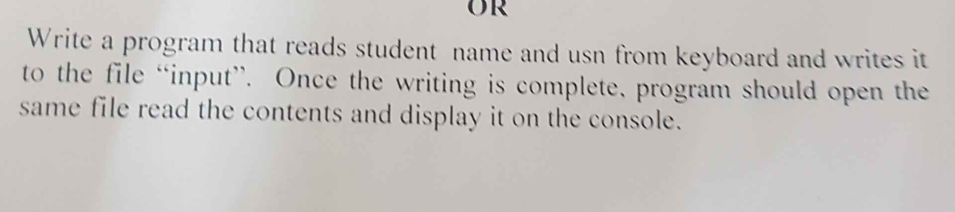 pl write the code in c++ Write a program that reads