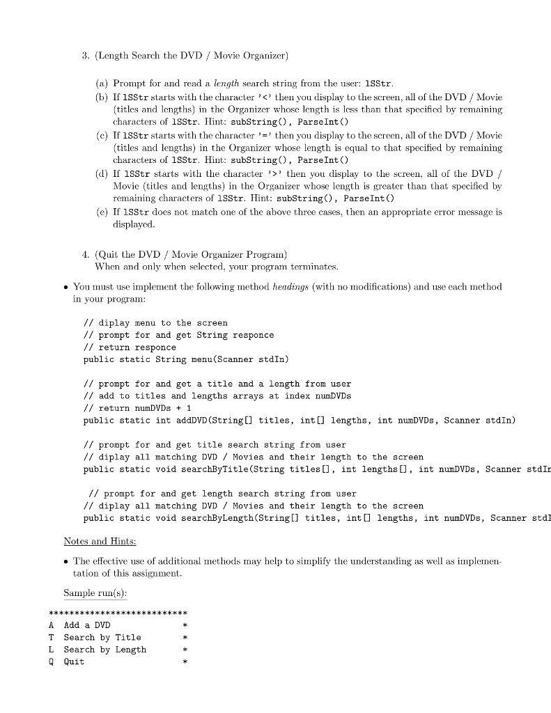 Program Specification: You are someone who has decided that they need to