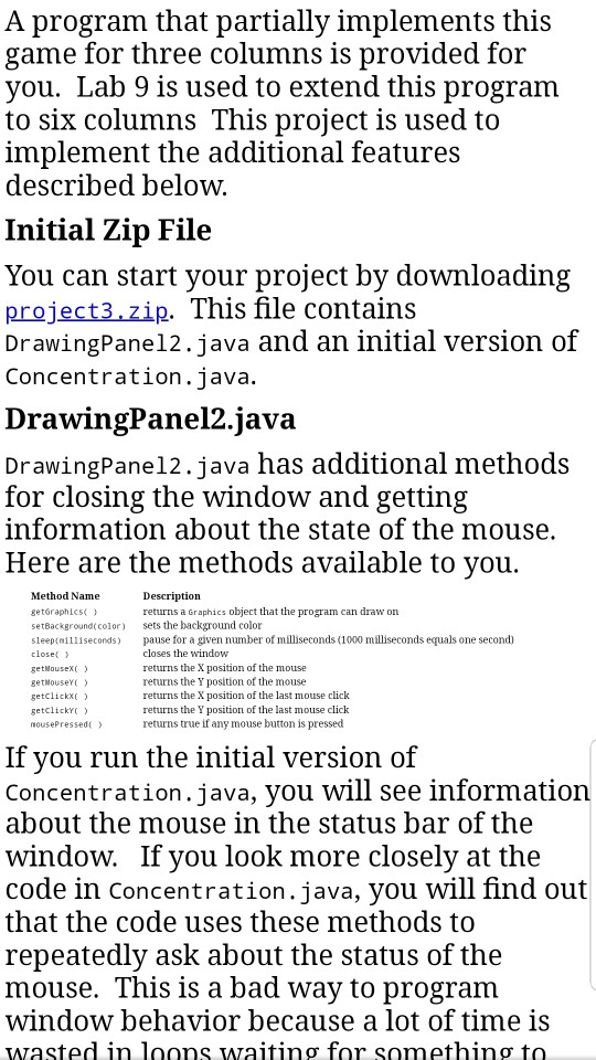 Thanks! The goal of this project is to implement:a program that allows