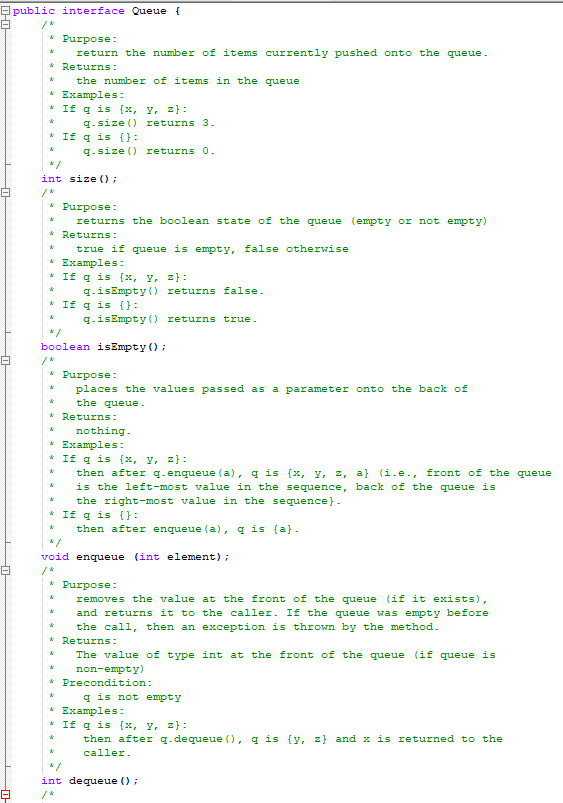 Java Plz complete the functions in Public interface Queue thank you! Tester