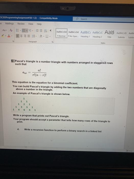 Solve in Java,answer thr below question too. Thanks SC20 Programmingfaignment 38-12. Compatibility