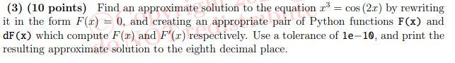 approximations determined by In+1 = In Clearly, this is invalid if f'(In)