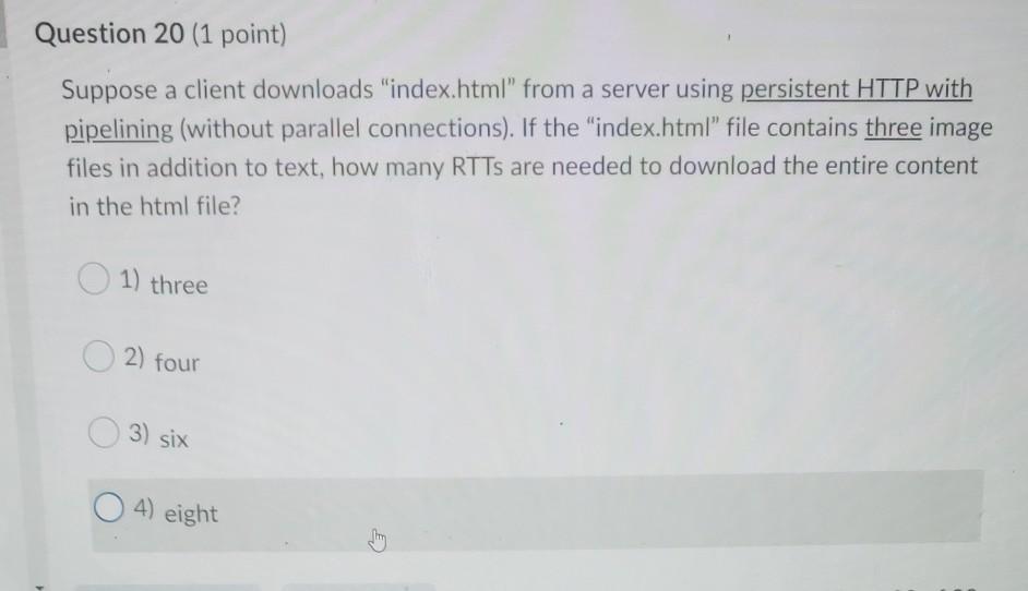 in the HTTP response message indicates the result of the request 2)