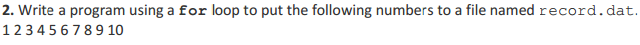 In C Programming (Not C++) Write a program using a for loop