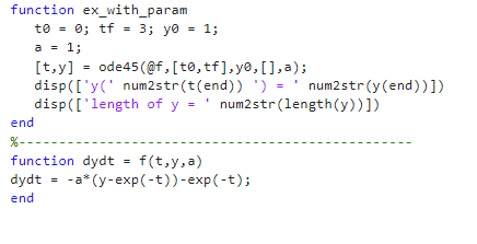  (a) Modify the function ex_with_2eqs to solve the IVP (4) for