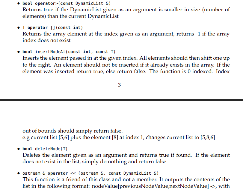 Header #ifndef DYNAMICLIST_H #define DYNAMICLIST_H #include "node.h" #include using namespace std; template