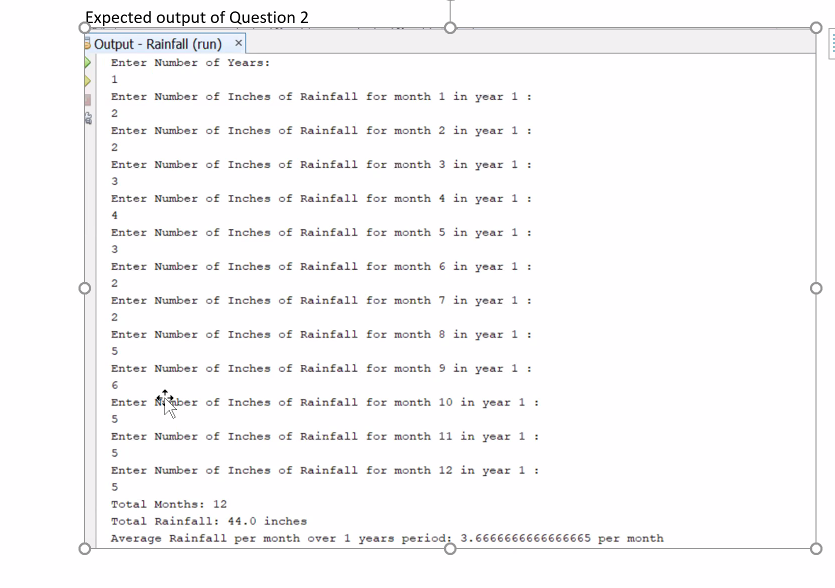 to collect data and calculate the average rainfall over a period of