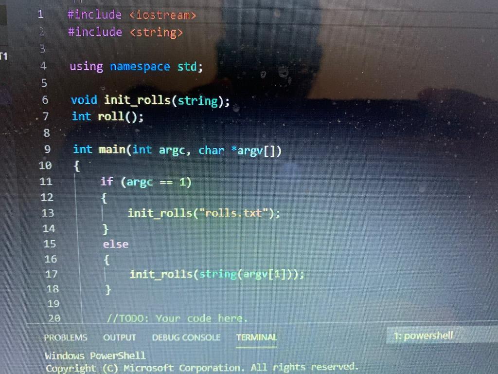 C++ with visual studio code 1 #include #include 11 4 using namespace