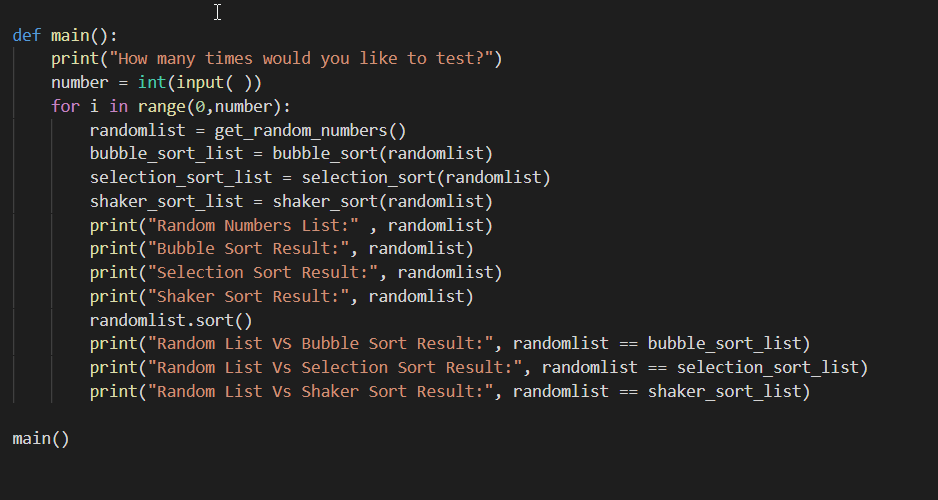 previous assignment. import random def get_random_numbers(): randomlist = [] for i in
