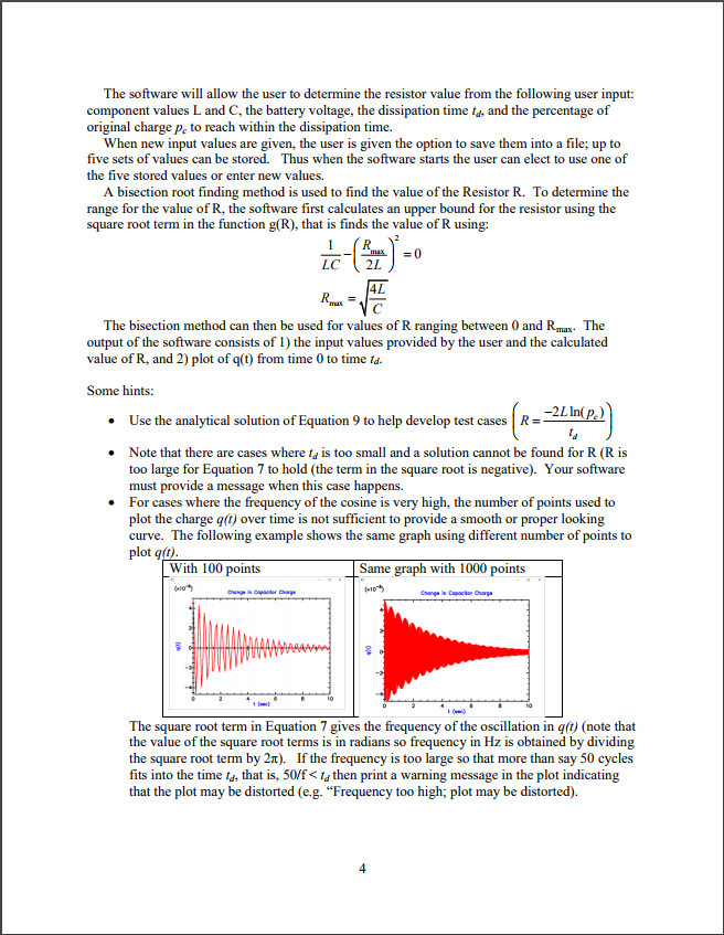 behavior of electric circuits. This project focuses on circuits that are transient