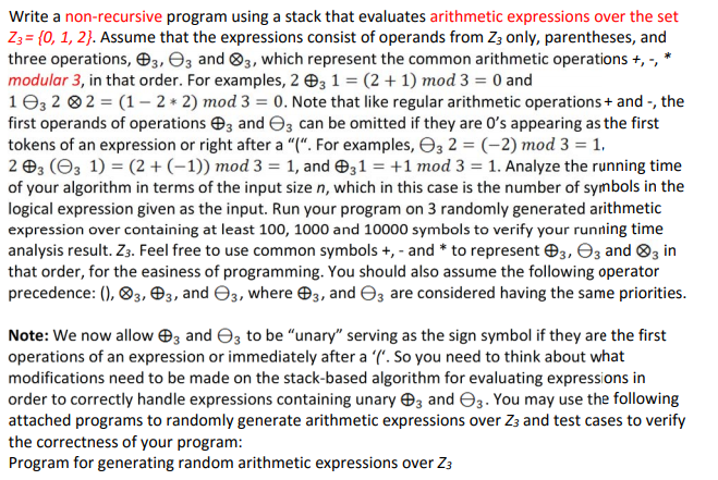 This program is basically a calculator that uses stacks in modular 3