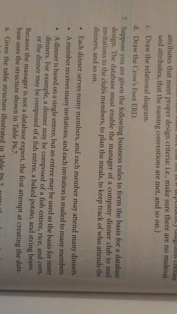 Lab 3: Normalization Assignment: Problem #7 from Chapter #6. (Be sure to