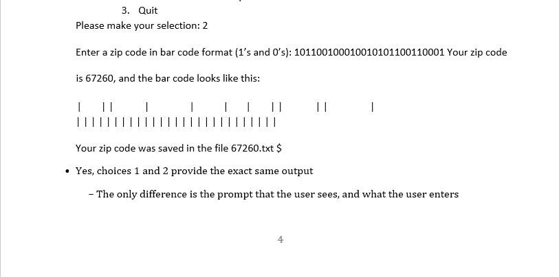 will represent the short bar. The first and last digits of a
