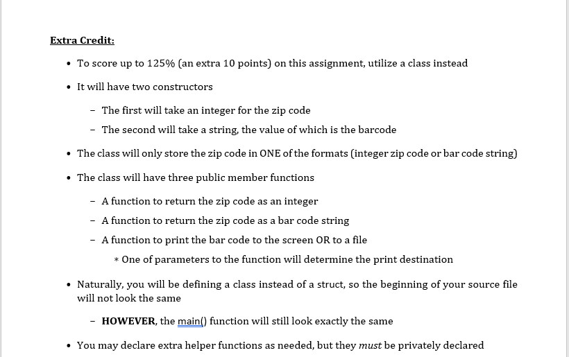 POSTNET code are always 1. Stripping these leaves 25 digits, which can