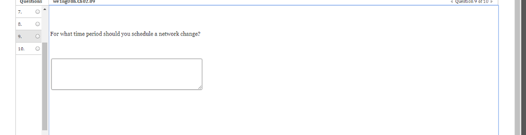 network, but there can be many connecting internal portions of the network.