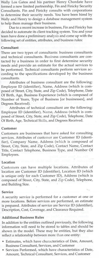 1) Create Conceptual Schema Diagram 2) Create a fully attributed Loagical