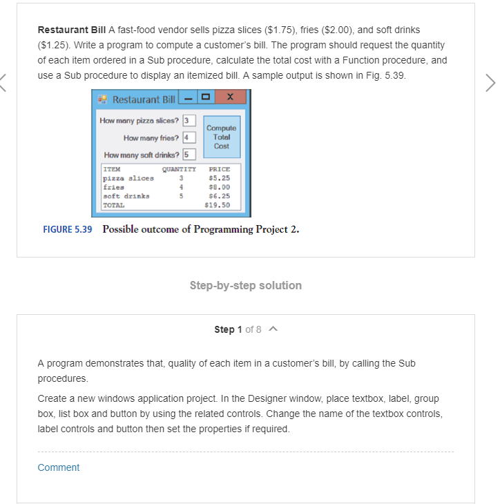 This is problem 2PP from chapter 5, I followed the instructions