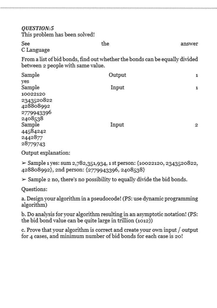  answer 1 1 QUESTION:5 This problem has been solved! See the