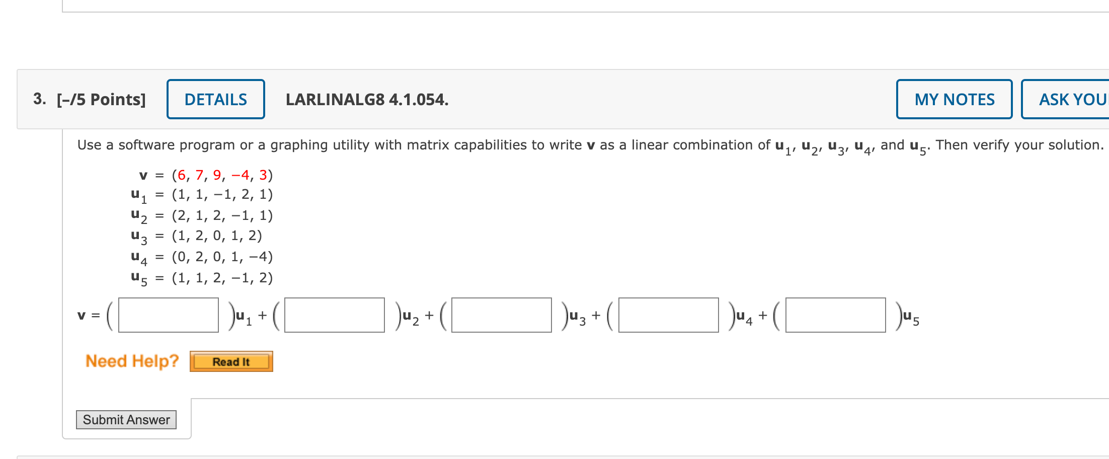 Use a software program or a graphing utility with matrix capabilities to