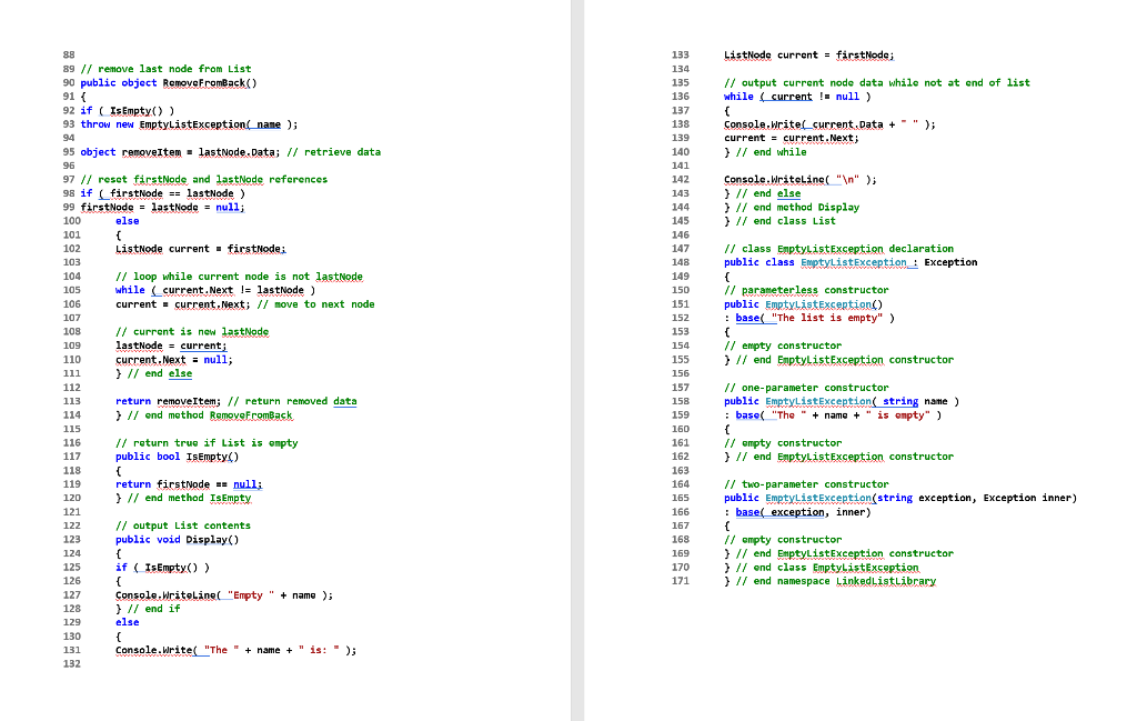 void InsertatFront( object insertItem ) { if (IsEmpty()) firstNode = lastNode =