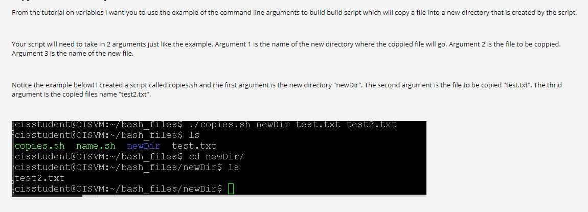 This is supposed to be done using bash in linux. From the