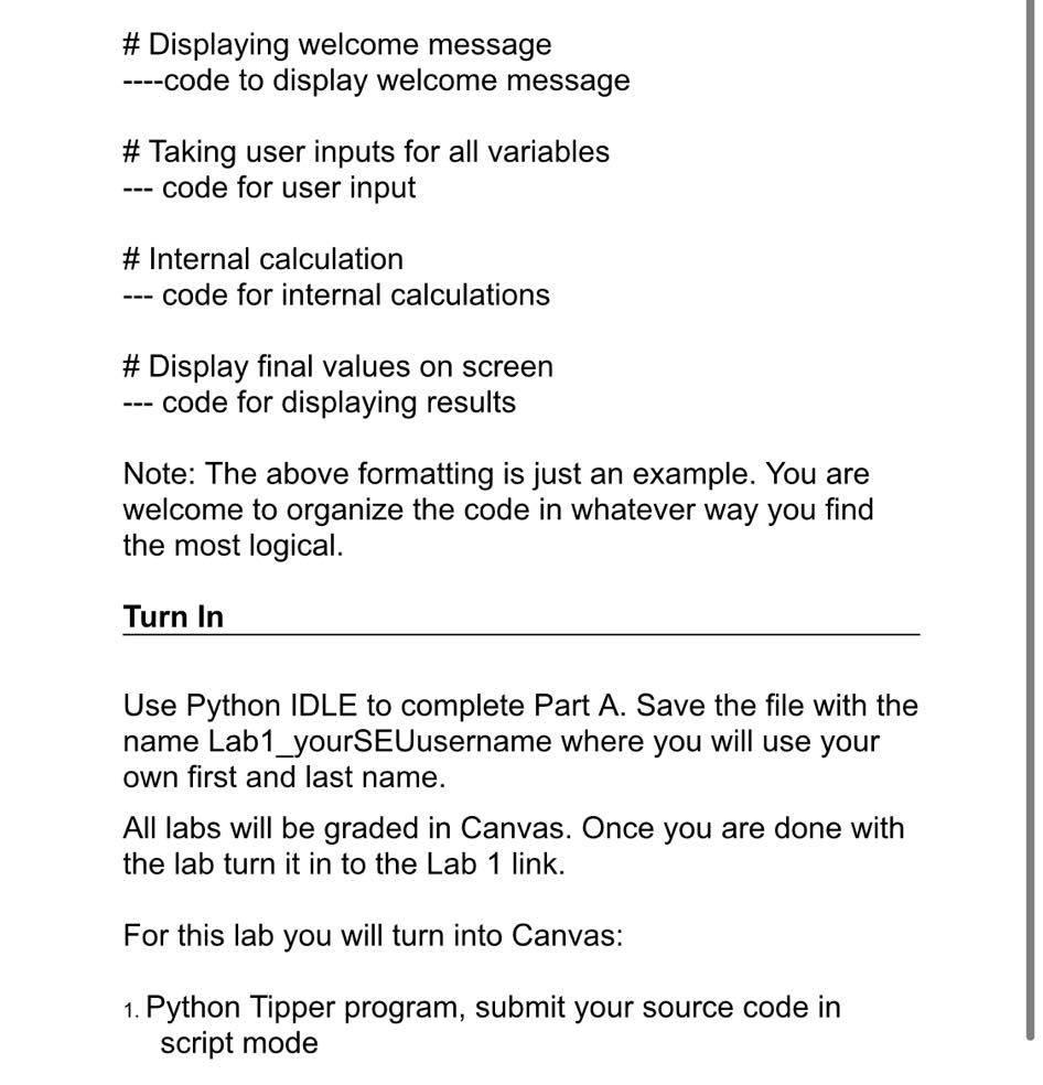 undefined # Displaying welcome message ----code to display welcome message # Taking