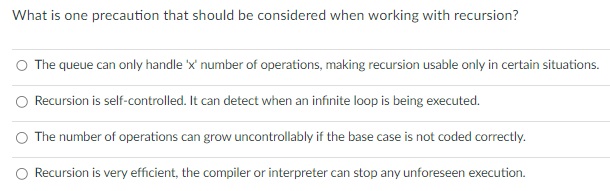  What is one precaution that should be considered when working with
