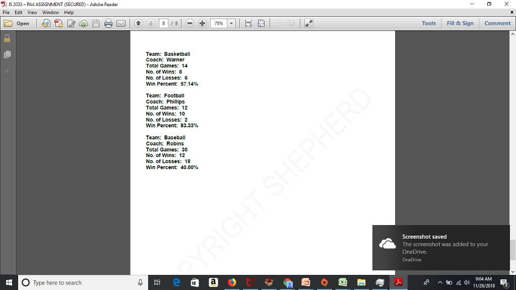 multple locatione/states. Then, code another for loop that wil display the content