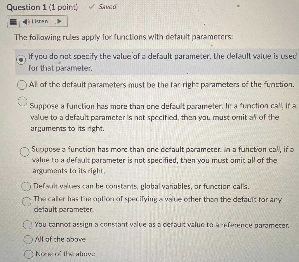 please choose the correct answer for every question, no explanation is needed