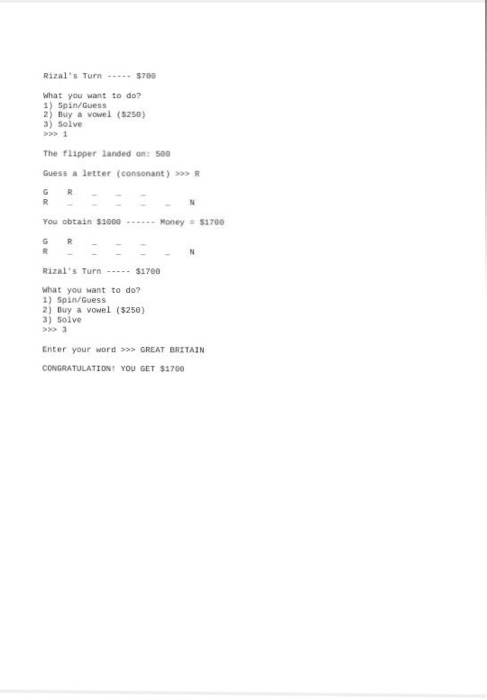 The Roda Impian is a Malaysian version of Wheel of Fortune. It