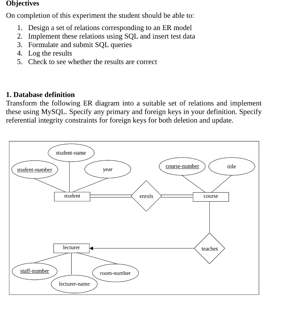  2. Data creation Create some appropriate data for the database (at