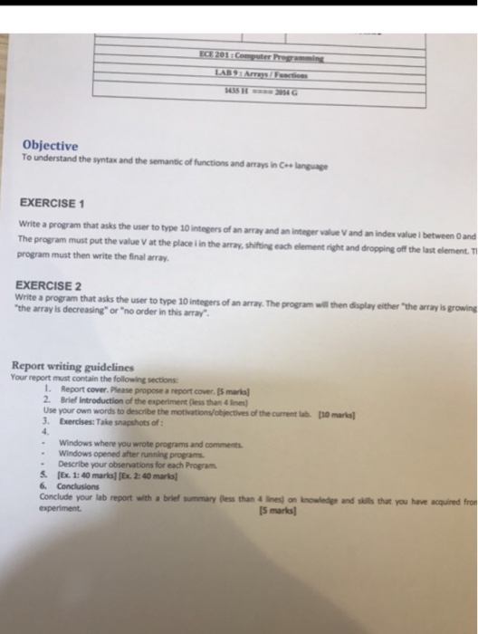  LAB , : Armel" Objective To understand the syntax and the