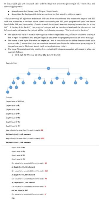 stars the given out file. The st has the following properties es