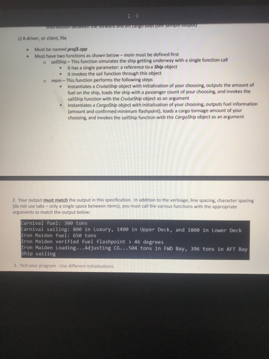 pure virtual functions; 6) Understand static and dynamic function call binding:7) Use