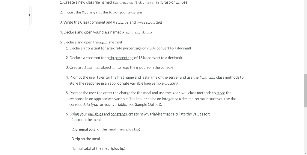**Don't forget to comment your code for clarity. You may do