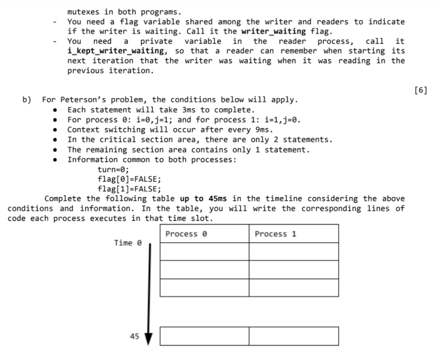 the reference [8] book. do { wait(mutex); read_count++; if (read.count == 1)